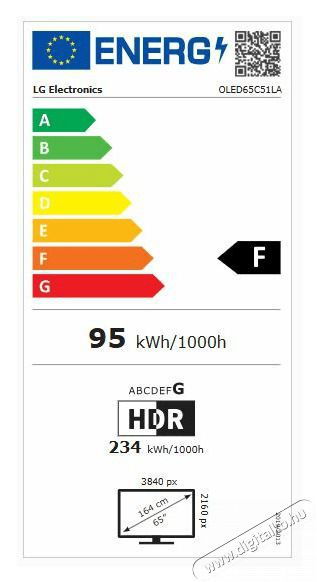 LG OLED65C51LA 65 colos LG OLED evo AI C5 4K Smart TV 2025 Telev&iacute;zi&oacute;k - OLED telev&iacute;zi&oacute; - UHD 4K felbont&aacute;s&uacute; - 507106