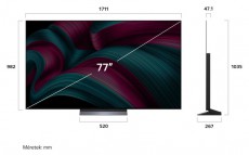 LG OLED77C51LA 77 colos LG OLED evo AI C5 4K Smart TV 2025 Telev&iacute;zi&oacute;k - OLED telev&iacute;zi&oacute; - UHD 4K felbont&aacute;s&uacute; - 507035