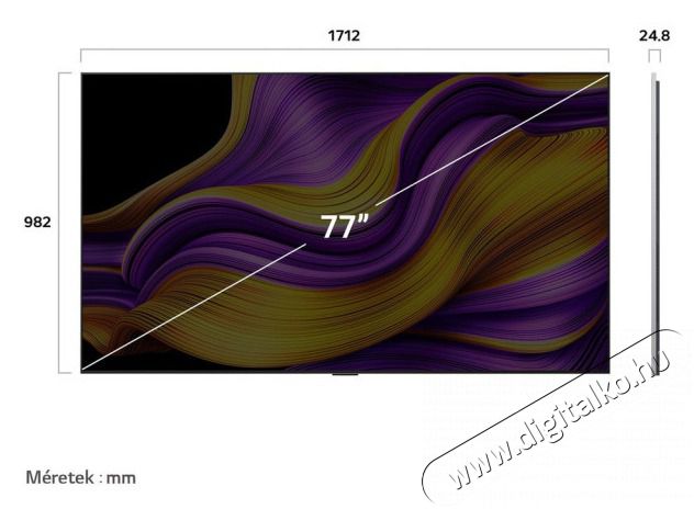 LG OLED77G51LW 4K AI Smart TV 2025, webOS, Dolby Vision HDR, ultranagy fali tv, 195cm Telev&iacute;zi&oacute;k - OLED telev&iacute;zi&oacute; - UHD 4K felbont&aacute;s&uacute; - 506988