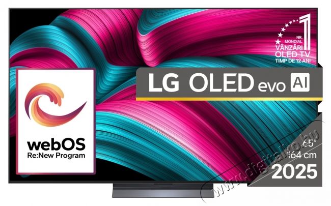 LG OLED65C52LA telev&iacute;zi&oacute;, 164 cm, Smart, 4K Ultra HD, 100 Hz, F energiaoszt&aacute;ly Telev&iacute;zi&oacute;k - OLED telev&iacute;zi&oacute; - UHD 4K felbont&aacute;s&uacute; - 531139