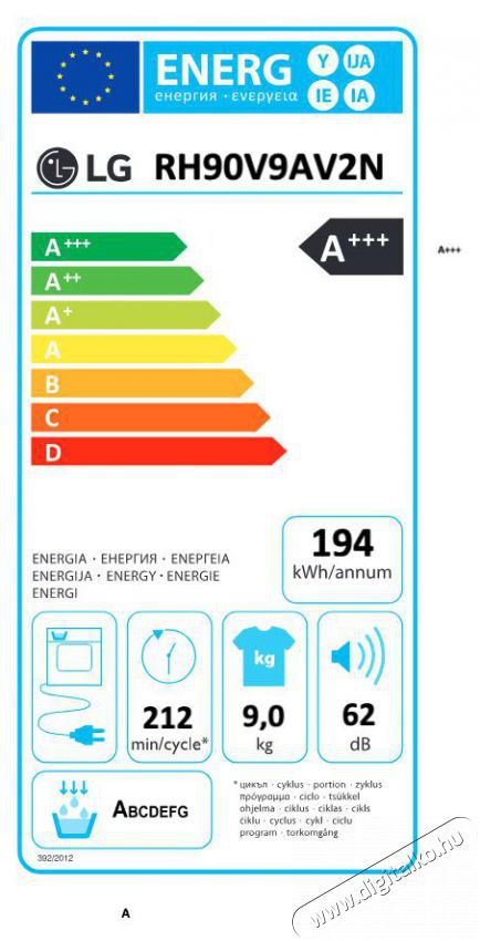 LG RH90V9AV2N Sz&aacute;r&iacute;t&oacute;g&eacute;p H&aacute;ztart&aacute;s / Otthon / K&uuml;lt&eacute;r - Mos&oacute;g&eacute;p / sz&aacute;r&iacute;t&oacute;g&eacute;p - Sz&aacute;r&iacute;t&oacute;g&eacute;p - 500804