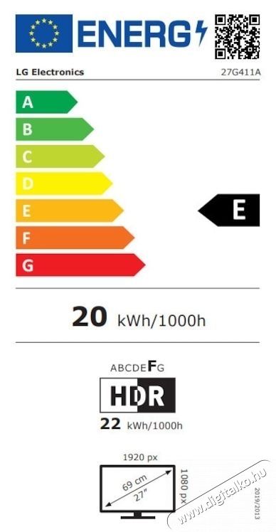 LG UltraGear&trade; G4 Gaming monitor, 27  , Full HD, IPS, 120Hz/144Hz OC. 1ms MBR, HDMI Iroda &eacute;s sz&aacute;m&iacute;t&aacute;stechnika - Monitor - Monitor - 533565