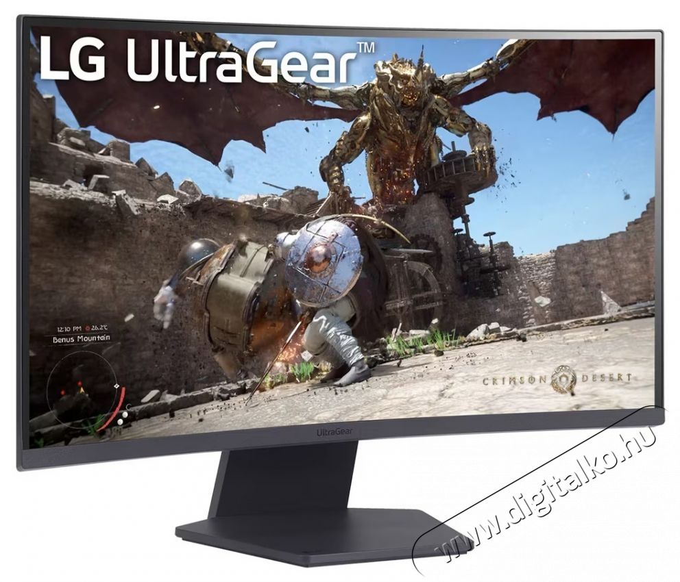 LG UltraGear&trade; 27GS60QC &iacute;velt gamer monitor, 27 , QHD, 180 Hz, 1 ms, FreeSync&trade;, fekete Iroda &eacute;s sz&aacute;m&iacute;t&aacute;stechnika - Monitor - Monitor - 533562