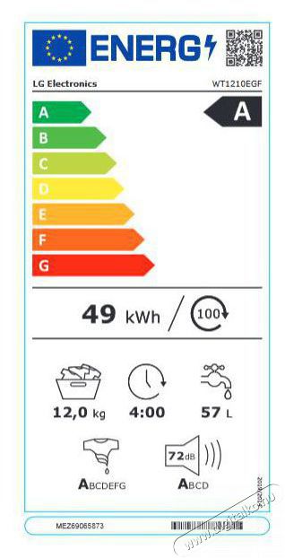 LG WT1210EGF WashTower H&aacute;ztart&aacute;s / Otthon / K&uuml;lt&eacute;r - Mos&oacute;g&eacute;p / sz&aacute;r&iacute;t&oacute;g&eacute;p - Mos&oacute;-sz&aacute;r&iacute;t&oacute;g&eacute;p - 501323