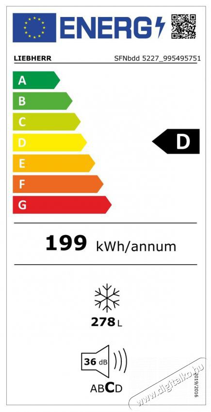 Liebherr XRFbd 5220 side-by-side hűtőszekr&eacute;ny-blacksteel Konyhai term&eacute;kek - Hűtő, fagyaszt&oacute; (szabadon&aacute;ll&oacute;) - Amerikai t&iacute;pus&uacute; Side By Side hűtő - 374795