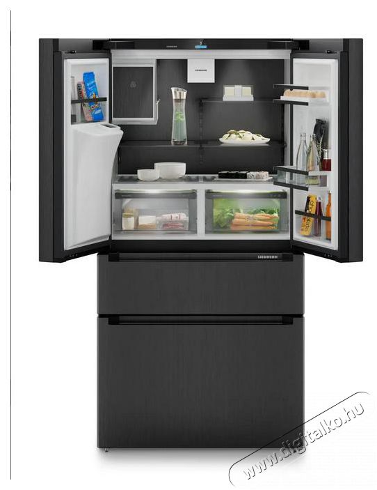 Liebherr MBbsdi 9528 Plus BioFresh NoFrost Francia ajt&oacute;s hűtő-fagyaszt&oacute;szekr&eacute;ny 2 fagyaszt&oacute;fi&oacute;kkal, v&iacute;z- &eacute;s j&eacute;gkockaadagol&oacute;val Konyhai term&eacute;kek - Hűtő, fagyaszt&oacute; (szabadon&aacute;ll&oacute;) - Alulfagyaszt&oacute;s kombin&aacute;lt hűtő - 530894