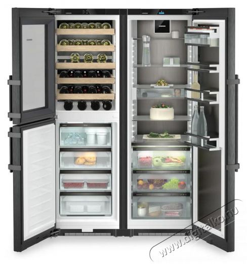 Liebherr XRCbs 5295 Peak BioFresh NoFrost Side-by-side kombin&aacute;ci&oacute; bortemper&aacute;l&oacute; rekesszel Konyhai term&eacute;kek - Hűtő, fagyaszt&oacute; (be&eacute;p&iacute;thető) - Amerikai t&iacute;pus&uacute; Side By Side hűtő - 530887