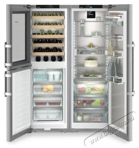 Liebherr XRCst 5295 Peak BioFresh NoFrost Side-by-side kombin&aacute;ci&oacute; bortemper&aacute;l&oacute; rekesszel Konyhai term&eacute;kek - Hűtő, fagyaszt&oacute; (be&eacute;p&iacute;thető) - Amerikai t&iacute;pus&uacute; Side By Side hűtő - 530889