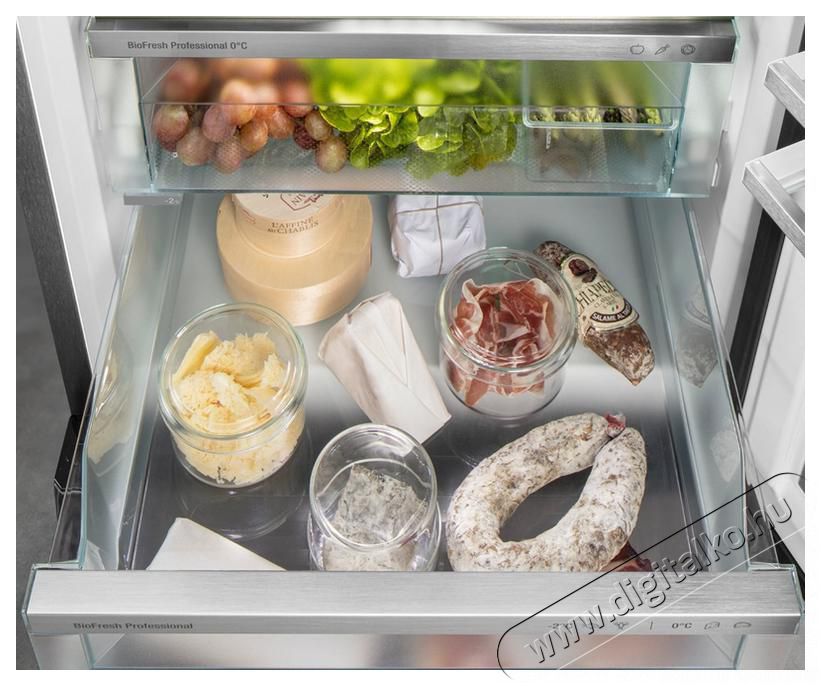 Liebherr XRCst 5295 Peak BioFresh NoFrost Side-by-side kombin&aacute;ci&oacute; bortemper&aacute;l&oacute; rekesszel Konyhai term&eacute;kek - Hűtő, fagyaszt&oacute; (be&eacute;p&iacute;thető) - Amerikai t&iacute;pus&uacute; Side By Side hűtő - 530889