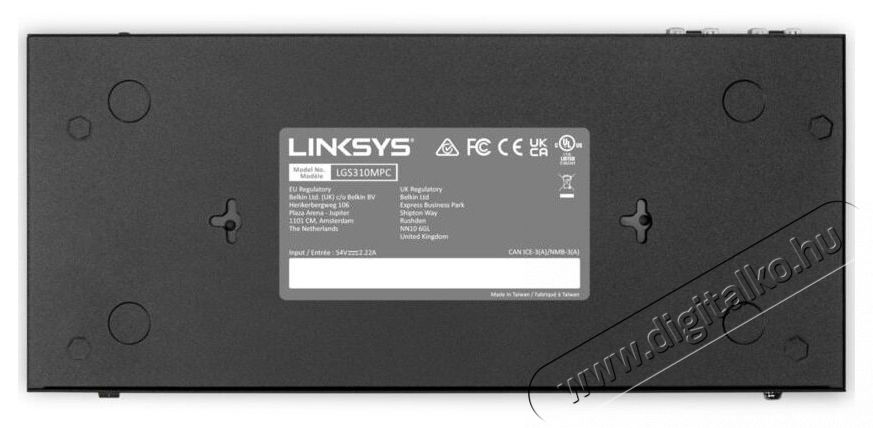 Linksys SMB LGS310MPC 8port POE+ GbE LAN +2 SFP Port Smart menedzselhető asztali Switch Iroda &eacute;s sz&aacute;m&iacute;t&aacute;stechnika - H&aacute;l&oacute;zat - Switch - 396042