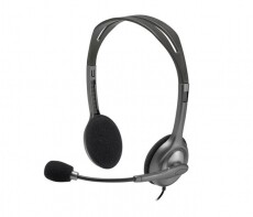 Logitech H110 jack vezetékes headset (981-000271) Audio-Video / Hifi / Multimédia - Fül és Fejhallgatók - Fejhallgató mikrofonnal / headset - 321777