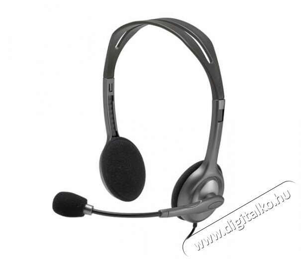 Logitech H110 jack vezet&eacute;kes headset (981-000271) Audio-Video / Hifi / Multim&eacute;dia - F&uuml;l &eacute;s Fejhallgat&oacute;k - Fejhallgat&oacute; mikrofonnal / headset - 321777