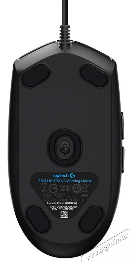 Logitech G203 Lightsync gamer eg&eacute;r - fekete  Iroda &eacute;s sz&aacute;m&iacute;t&aacute;stechnika - Eg&eacute;r - Vezet&eacute;kes eg&eacute;r - 367940