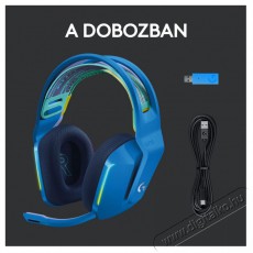 Logitech G733 Lightspeed Wireless RGB gamer headset - k&eacute;k Audio-Video / Hifi / Multim&eacute;dia - F&uuml;l &eacute;s Fejhallgat&oacute;k - Fejhallgat&oacute; mikrofonnal / headset - 379642