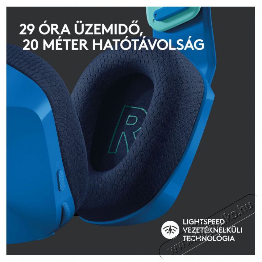 Logitech G733 Lightspeed Wireless RGB gamer headset - k&eacute;k Audio-Video / Hifi / Multim&eacute;dia - F&uuml;l &eacute;s Fejhallgat&oacute;k - Fejhallgat&oacute; mikrofonnal / headset - 379642