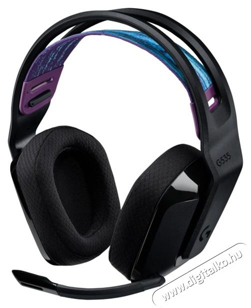 Logitech G535 Lightspeed vezet&eacute;k n&eacute;lk&uuml;li fekete gamer headset Audio-Video / Hifi / Multim&eacute;dia - F&uuml;l &eacute;s Fejhallgat&oacute;k - Fejhallgat&oacute; mikrofonnal / headset - 394999