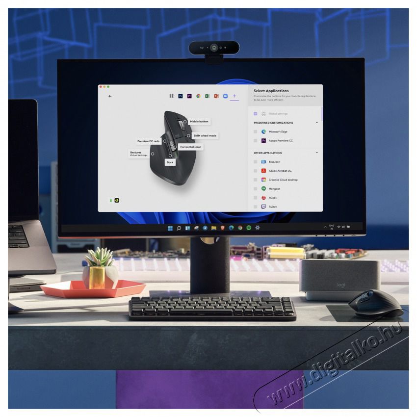 Logitech MX Master 3S Performance vezet&eacute;k n&eacute;lk&uuml;li grafitsz&uuml;rke eg&eacute;r Iroda &eacute;s sz&aacute;m&iacute;t&aacute;stechnika - Eg&eacute;r - Vezet&eacute;k n&eacute;lk&uuml;li eg&eacute;r - 396064