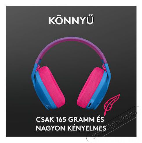 Logitech G435 Lightspeed Wireless k&eacute;k gamer headset Audio-Video / Hifi / Multim&eacute;dia - F&uuml;l &eacute;s Fejhallgat&oacute;k - Fejhallgat&oacute; mikrofonnal / headset - 384917