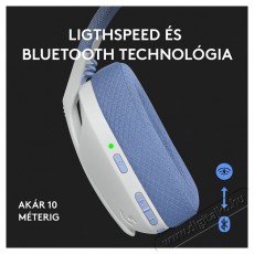 Logitech G435 Lightspeed Wireless feh&eacute;r gamer headset Audio-Video / Hifi / Multim&eacute;dia - F&uuml;l &eacute;s Fejhallgat&oacute;k - Fejhallgat&oacute; mikrofonnal / headset - 384925
