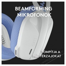 Logitech G435 Lightspeed Wireless feh&eacute;r gamer headset Audio-Video / Hifi / Multim&eacute;dia - F&uuml;l &eacute;s Fejhallgat&oacute;k - Fejhallgat&oacute; mikrofonnal / headset - 384925