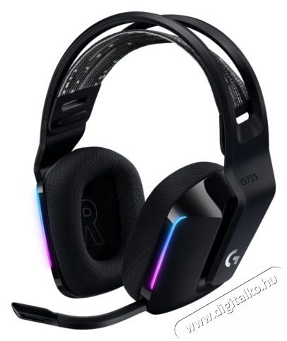 Logitech G733 Lightspeed Wireless RGB gamer headset - Fekete Audio-Video / Hifi / Multim&eacute;dia - F&uuml;l &eacute;s Fejhallgat&oacute;k - Fejhallgat&oacute; mikrofonnal / headset - 418068