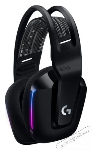 Logitech G733 Lightspeed Wireless RGB gamer headset - Fekete Audio-Video / Hifi / Multim&eacute;dia - F&uuml;l &eacute;s Fejhallgat&oacute;k - Fejhallgat&oacute; mikrofonnal / headset - 418068