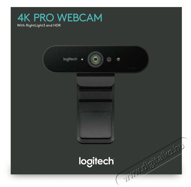 Logitech Brio Ultra HD Pro webkamera Iroda &eacute;s sz&aacute;m&iacute;t&aacute;stechnika - Webkamera - 428542