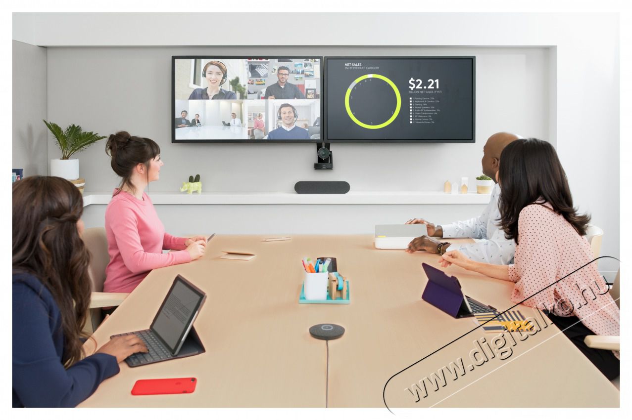 Logitech Rally Ultra-HD ConferenceCam videokonferencia rendszer Iroda &eacute;s sz&aacute;m&iacute;t&aacute;stechnika - Webkamera - 428544
