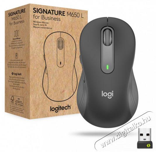 Logitech M650 Signature for Business vezet&eacute;k n&eacute;lk&uuml;li grafitsz&uuml;rke eg&eacute;r Iroda &eacute;s sz&aacute;m&iacute;t&aacute;stechnika - Eg&eacute;r - Vezet&eacute;k n&eacute;lk&uuml;li eg&eacute;r - 434110
