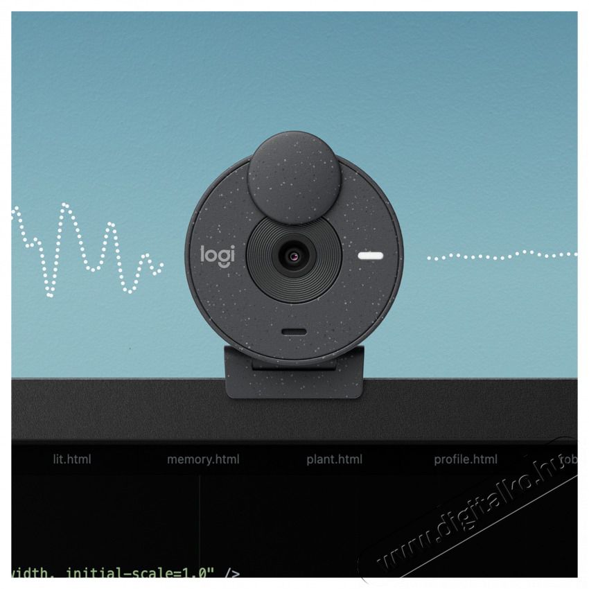 Logitech 960-001436 Brio 300 grafitsz&uuml;rke webkamera Iroda &eacute;s sz&aacute;m&iacute;t&aacute;stechnika - Webkamera - 465044