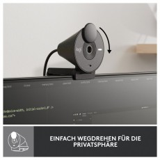 Logitech 960-001436 Brio 300 grafitsz&uuml;rke webkamera Iroda &eacute;s sz&aacute;m&iacute;t&aacute;stechnika - Webkamera - 465044