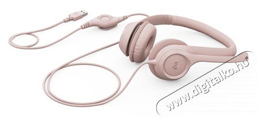 Logitech 981-001281 H390 USB-s r&oacute;zsasz&iacute;n mikrofonos fejhallgat&oacute; Audio-Video / Hifi / Multim&eacute;dia - F&uuml;l &eacute;s Fejhallgat&oacute;k - Fejhallgat&oacute; mikrofonnal / headset - 465043
