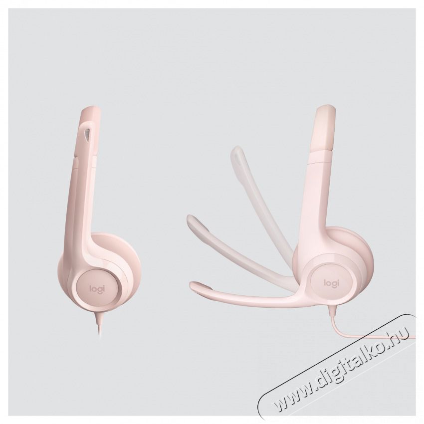 Logitech 981-001281 H390 USB-s r&oacute;zsasz&iacute;n mikrofonos fejhallgat&oacute; Audio-Video / Hifi / Multim&eacute;dia - F&uuml;l &eacute;s Fejhallgat&oacute;k - Fejhallgat&oacute; mikrofonnal / headset - 465043