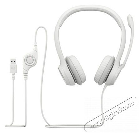 Logitech 981-001286 H390 USB-s feh&eacute;r mikrofonos fejhallgat&oacute; Audio-Video / Hifi / Multim&eacute;dia - F&uuml;l &eacute;s Fejhallgat&oacute;k - Fejhallgat&oacute; mikrofonnal / headset - 465042