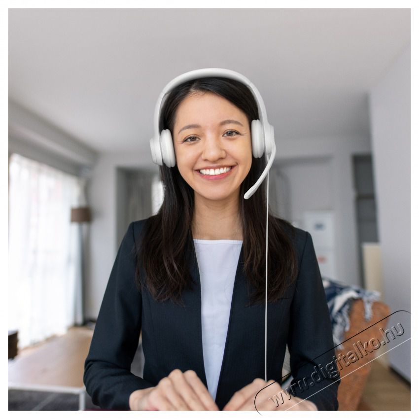 Logitech 981-001286 H390 USB-s feh&eacute;r mikrofonos fejhallgat&oacute; Audio-Video / Hifi / Multim&eacute;dia - F&uuml;l &eacute;s Fejhallgat&oacute;k - Fejhallgat&oacute; mikrofonnal / headset - 465042