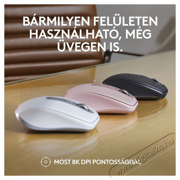 Logitech MX Anywhere 3S vezet&eacute;k n&eacute;lk&uuml;li r&oacute;zsasz&iacute;n eg&eacute;r Iroda &eacute;s sz&aacute;m&iacute;t&aacute;stechnika - Eg&eacute;r - Vezet&eacute;k n&eacute;lk&uuml;li eg&eacute;r - 476860