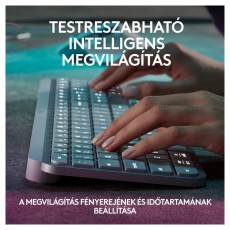 Logitech MX Keys S US sz&uuml;rke billentyűzet Iroda &eacute;s sz&aacute;m&iacute;t&aacute;stechnika - Billentyűzet / billentyűzet szett - Vezet&eacute;k n&eacute;lk&uuml;li - 476861