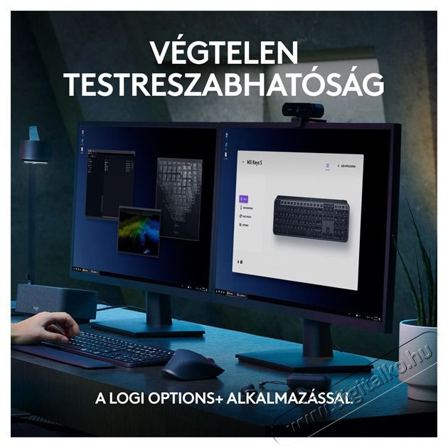 Logitech MX Keys S US sz&uuml;rke billentyűzet Iroda &eacute;s sz&aacute;m&iacute;t&aacute;stechnika - Billentyűzet / billentyűzet szett - Vezet&eacute;k n&eacute;lk&uuml;li - 476861