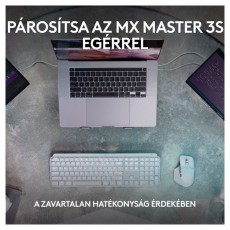 Logitech MX Keys S US sz&uuml;rke billentyűzet Iroda &eacute;s sz&aacute;m&iacute;t&aacute;stechnika - Billentyűzet / billentyűzet szett - Vezet&eacute;k n&eacute;lk&uuml;li - 476861