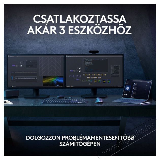 Logitech MX Keys S US sz&uuml;rke billentyűzet Iroda &eacute;s sz&aacute;m&iacute;t&aacute;stechnika - Billentyűzet / billentyűzet szett - Vezet&eacute;k n&eacute;lk&uuml;li - 476861