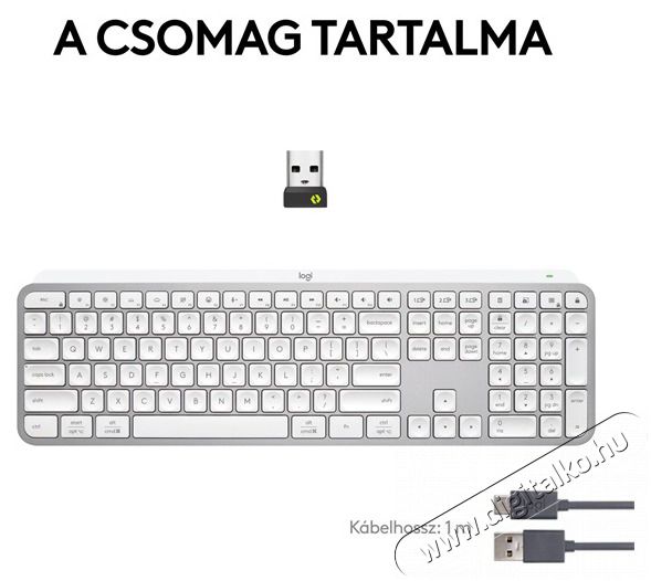Logitech MX Keys S US sz&uuml;rke billentyűzet Iroda &eacute;s sz&aacute;m&iacute;t&aacute;stechnika - Billentyűzet / billentyűzet szett - Vezet&eacute;k n&eacute;lk&uuml;li - 476861