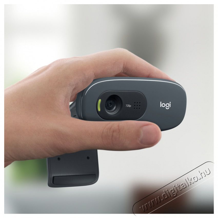 Logitech C270 720p fekete mikrofonos webkamera Iroda &eacute;s sz&aacute;m&iacute;t&aacute;stechnika - Webkamera - 339603