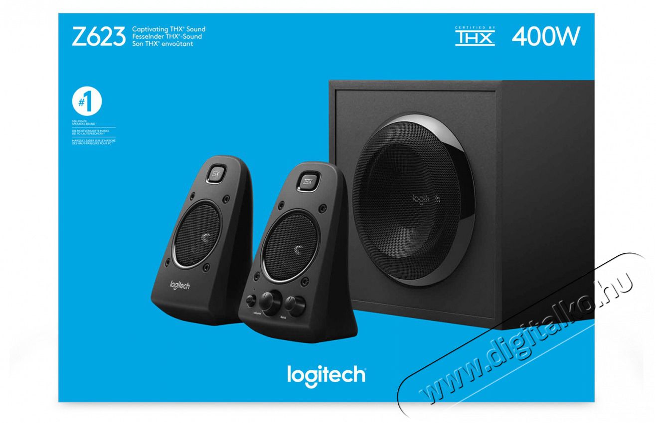 Logitech Z623 2.1 hangsz&oacute;r&oacute; (980-000403) Iroda &eacute;s sz&aacute;m&iacute;t&aacute;stechnika - PC hangsz&oacute;r&oacute; / hangfal - 322306