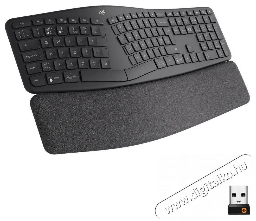 Logitech Ergo K860 Wireless Split Keyboard - US INTL Tv kieg&eacute;sz&iacute;tők - T&aacute;vvez&eacute;rlő - Wireless billentyűzet - 503377