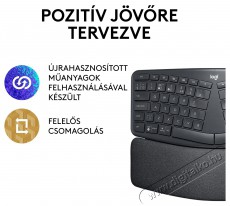 Logitech Ergo K860 Wireless Split Keyboard - US INTL Tv kieg&eacute;sz&iacute;tők - T&aacute;vvez&eacute;rlő - Wireless billentyűzet - 503377