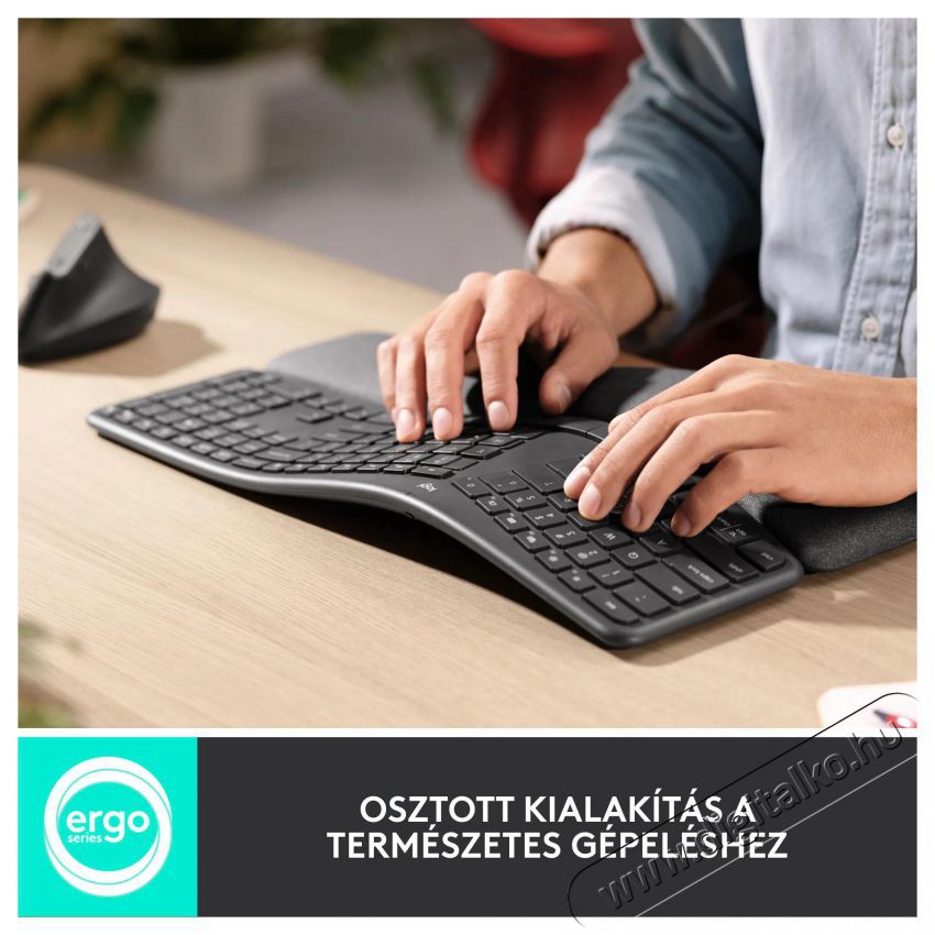 Logitech Ergo K860 Wireless Split Keyboard - US INTL Tv kieg&eacute;sz&iacute;tők - T&aacute;vvez&eacute;rlő - Wireless billentyűzet - 503377