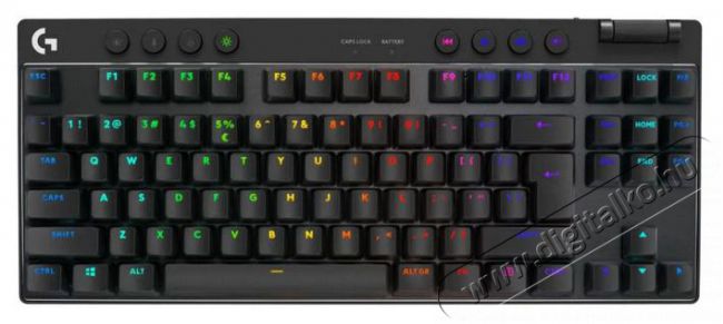 Logitech G PRO X TKL Lightspeed Tactile, fekete Iroda &eacute;s sz&aacute;m&iacute;t&aacute;stechnika - Billentyűzet / billentyűzet szett - Vezet&eacute;k n&eacute;lk&uuml;li - 503385