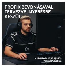 Logitech G PRO X TKL Lightspeed Tactile, fekete Iroda &eacute;s sz&aacute;m&iacute;t&aacute;stechnika - Billentyűzet / billentyűzet szett - Vezet&eacute;k n&eacute;lk&uuml;li - 503385