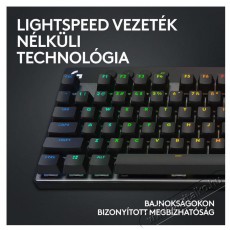Logitech G PRO X TKL Lightspeed Tactile, fekete Iroda &eacute;s sz&aacute;m&iacute;t&aacute;stechnika - Billentyűzet / billentyűzet szett - Vezet&eacute;k n&eacute;lk&uuml;li - 503385