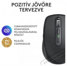 Logitech MX Anywhere 3S Graphite Iroda &eacute;s sz&aacute;m&iacute;t&aacute;stechnika - Eg&eacute;r - Vezet&eacute;k n&eacute;lk&uuml;li eg&eacute;r - 503378